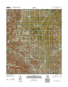 Phone Line Canyon Texas Historical topographic map, 1:24000 scale, 7.5 X 7.5 Minute, Year 2013
