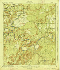 Pickwick Texas Historical topographic map, 1:62500 scale, 15 X 15 Minute, Year 1927
