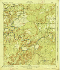 Pickwick Texas Historical topographic map, 1:62500 scale, 15 X 15 Minute, Year 1927