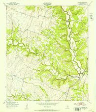 Pidcoke Texas Historical topographic map, 1:24000 scale, 7.5 X 7.5 Minute, Year 1947