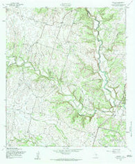 Pidcoke Texas Historical topographic map, 1:24000 scale, 7.5 X 7.5 Minute, Year 1958