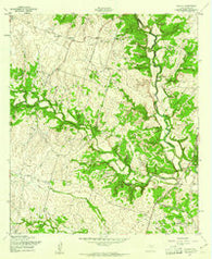 Pidcoke Texas Historical topographic map, 1:24000 scale, 7.5 X 7.5 Minute, Year 1958