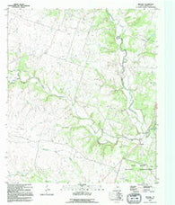 Pidcoke Texas Historical topographic map, 1:24000 scale, 7.5 X 7.5 Minute, Year 1995