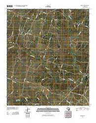 Pidcoke Texas Historical topographic map, 1:24000 scale, 7.5 X 7.5 Minute, Year 2010