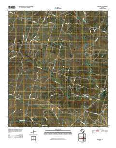Pidcoke Texas Historical topographic map, 1:24000 scale, 7.5 X 7.5 Minute, Year 2010