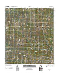 Pidcoke Texas Historical topographic map, 1:24000 scale, 7.5 X 7.5 Minute, Year 2012