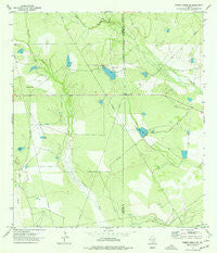 Piedra Creek NE Texas Historical topographic map, 1:24000 scale, 7.5 X 7.5 Minute, Year 1974