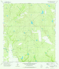 Piedra Creek NW Texas Historical topographic map, 1:24000 scale, 7.5 X 7.5 Minute, Year 1974