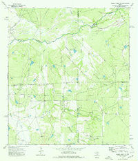 Piedra Creek SE Texas Historical topographic map, 1:24000 scale, 7.5 X 7.5 Minute, Year 1974