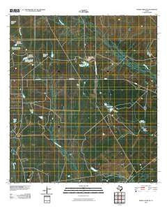 Piedra Creek NE Texas Historical topographic map, 1:24000 scale, 7.5 X 7.5 Minute, Year 2010