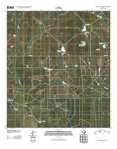 Piedra Creek NW Texas Historical topographic map, 1:24000 scale, 7.5 X 7.5 Minute, Year 2010