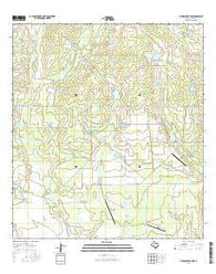 Piedra Creek NW Texas Current topographic map, 1:24000 scale, 7.5 X 7.5 Minute, Year 2016
