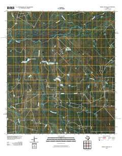 Piedra Creek SE Texas Historical topographic map, 1:24000 scale, 7.5 X 7.5 Minute, Year 2010