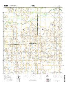 Piedra Creek SE Texas Current topographic map, 1:24000 scale, 7.5 X 7.5 Minute, Year 2016