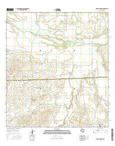 Piedra Creek SW Texas Current topographic map, 1:24000 scale, 7.5 X 7.5 Minute, Year 2016