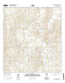 Piedra Parada Ranch Texas Current topographic map, 1:24000 scale, 7.5 X 7.5 Minute, Year 2016