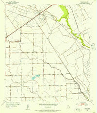 Pierce Texas Historical topographic map, 1:24000 scale, 7.5 X 7.5 Minute, Year 1952