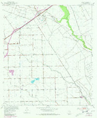 Pierce Texas Historical topographic map, 1:24000 scale, 7.5 X 7.5 Minute, Year 1952