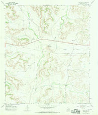 Pikes Peak Texas Historical topographic map, 1:24000 scale, 7.5 X 7.5 Minute, Year 1967