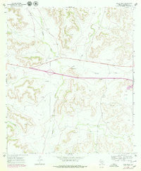 Pikes Peak Texas Historical topographic map, 1:24000 scale, 7.5 X 7.5 Minute, Year 1967