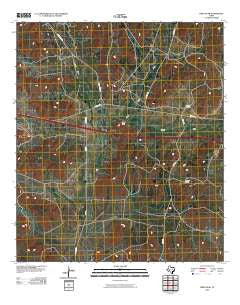 Pikes Peak Texas Historical topographic map, 1:24000 scale, 7.5 X 7.5 Minute, Year 2010