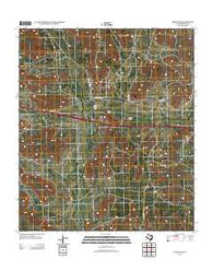 Pikes Peak Texas Historical topographic map, 1:24000 scale, 7.5 X 7.5 Minute, Year 2012