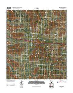 Pikes Peak Texas Historical topographic map, 1:24000 scale, 7.5 X 7.5 Minute, Year 2012