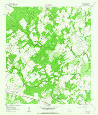 Pilgrim Texas Historical topographic map, 1:24000 scale, 7.5 X 7.5 Minute, Year 1961