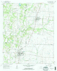 Pilot Point Texas Historical topographic map, 1:24000 scale, 7.5 X 7.5 Minute, Year 1961
