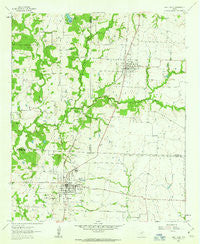Pilot Point Texas Historical topographic map, 1:24000 scale, 7.5 X 7.5 Minute, Year 1961