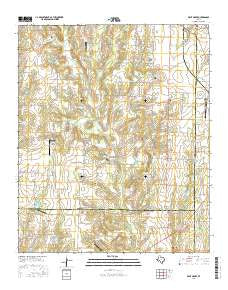 Pilot Grove Texas Current topographic map, 1:24000 scale, 7.5 X 7.5 Minute, Year 2016