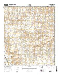 Pilot Knob Texas Current topographic map, 1:24000 scale, 7.5 X 7.5 Minute, Year 2016