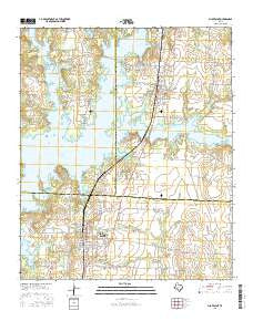Pilot Point Texas Current topographic map, 1:24000 scale, 7.5 X 7.5 Minute, Year 2016