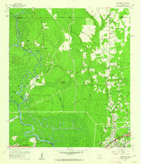 Pine Forest Texas Historical topographic map, 1:24000 scale, 7.5 X 7.5 Minute, Year 1960