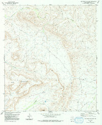 Pine Mountain East Texas Historical topographic map, 1:24000 scale, 7.5 X 7.5 Minute, Year 1983