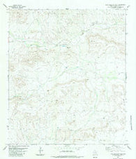 Pine Mountain West Texas Historical topographic map, 1:24000 scale, 7.5 X 7.5 Minute, Year 1983