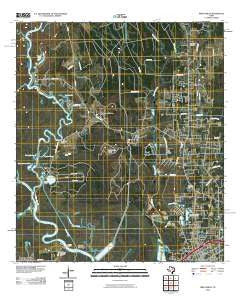 Pine Forest Texas Historical topographic map, 1:24000 scale, 7.5 X 7.5 Minute, Year 2010