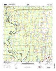 Pine Forest Texas Current topographic map, 1:24000 scale, 7.5 X 7.5 Minute, Year 2016