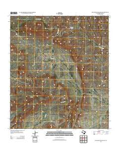 Pine Mountain East Texas Historical topographic map, 1:24000 scale, 7.5 X 7.5 Minute, Year 2013