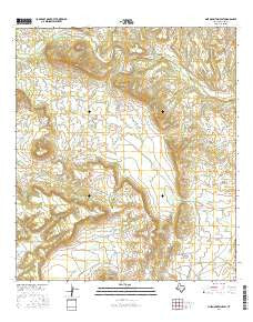 Pine Mountain East Texas Current topographic map, 1:24000 scale, 7.5 X 7.5 Minute, Year 2016