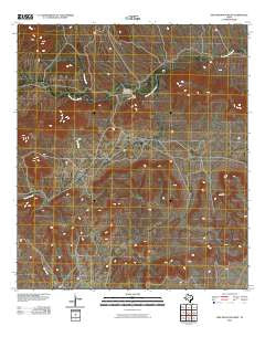 Pine Mountain West Texas Historical topographic map, 1:24000 scale, 7.5 X 7.5 Minute, Year 2010