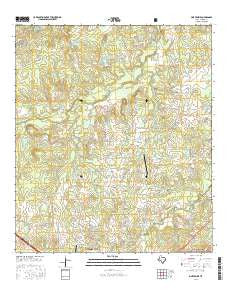 Pine Prairie Texas Current topographic map, 1:24000 scale, 7.5 X 7.5 Minute, Year 2016