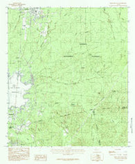 Pineland South Texas Historical topographic map, 1:24000 scale, 7.5 X 7.5 Minute, Year 1984