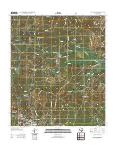 Pineland North Texas Historical topographic map, 1:24000 scale, 7.5 X 7.5 Minute, Year 2012
