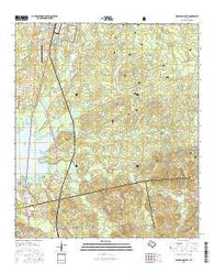 Pineland South Texas Current topographic map, 1:24000 scale, 7.5 X 7.5 Minute, Year 2016