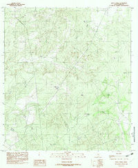 Pinto Creek Texas Historical topographic map, 1:24000 scale, 7.5 X 7.5 Minute, Year 1982