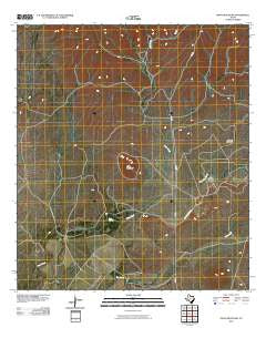 Pinto Mountain Texas Historical topographic map, 1:24000 scale, 7.5 X 7.5 Minute, Year 2010