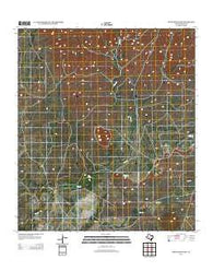 Pinto Mountain Texas Historical topographic map, 1:24000 scale, 7.5 X 7.5 Minute, Year 2012
