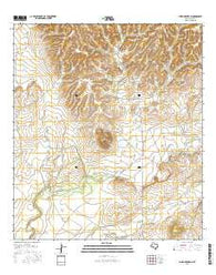 Pinto Mountain Texas Current topographic map, 1:24000 scale, 7.5 X 7.5 Minute, Year 2016