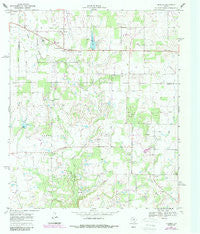 Pioneer Texas Historical topographic map, 1:24000 scale, 7.5 X 7.5 Minute, Year 1969
